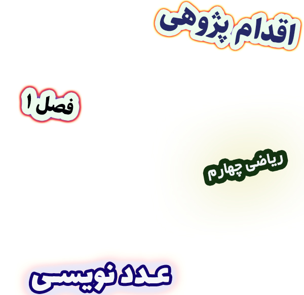 اقدام پژوهی چگونه با روش‌های فعال عددنویسی را به دانش‌آموزان آموختم ریاضی چهارم