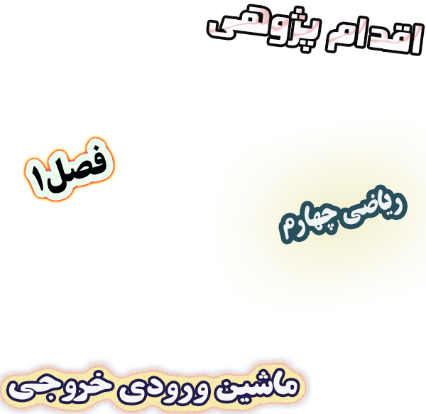 اقدام پژوهی راهکارهای بهبود یادگیری مفهوم ماشین ورودی و خروجی ریاضی چهارم