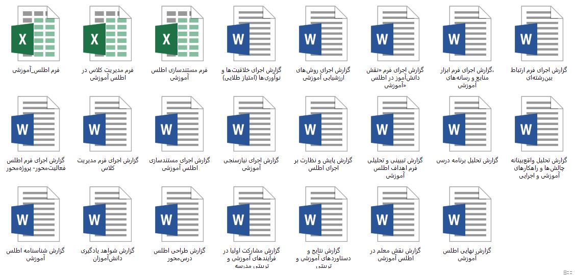فرم اطلس آموزشی مدرسه